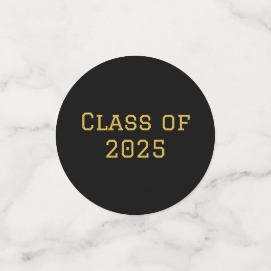 Parti de la graduation Confetti (Petit recto)