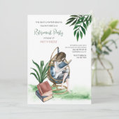 Parti de la retraite pour une invitation de femme (Debout devant)