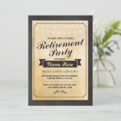 Parti de la retraite Russe Lights Invitation (Debout devant)