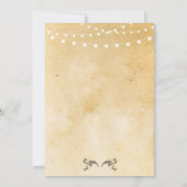 Parti de retraite Rustique Retraité Invitation Vin (Dos)