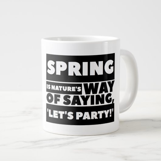 Parti Jumbo Mug (Devant droit)