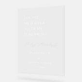 Parti moderne En conséquence Affiche de bienvenue  (Angle)