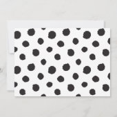 Parti Panda | Invitation Monochrome & Photo (Dos)