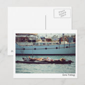 Parti Pêcher - Carte Postale (Devant / Derrière)
