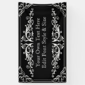 Parti personnalisé, réunion, bannière de célébrati (Vertical)