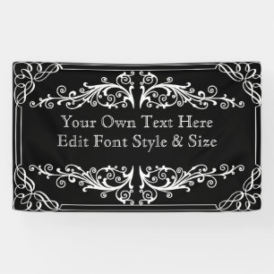 Parti personnalisé, réunion, bannière de célébrati