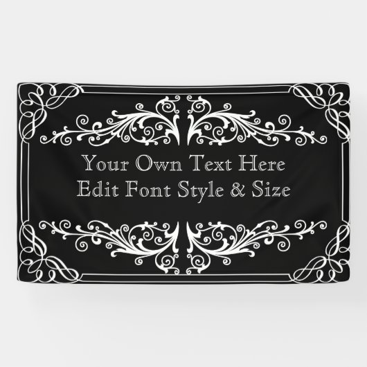 Parti personnalisé, réunion, bannière de célébrati (Horizontal)