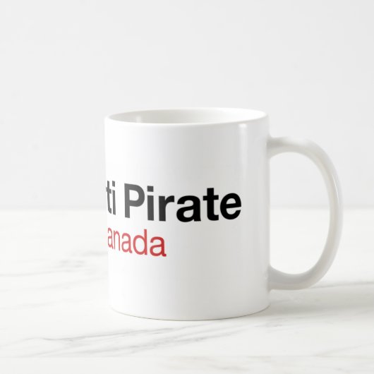Parti Pirate du Canada Koffiemok (Rechts)
