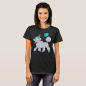 Parti Poodle Parade T-shirt (Voorkant volledig)