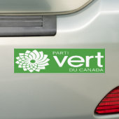 Parti Vert du Canada Logo Bumpersticker (Op auto)