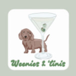 Parti Weenies & Martinis<br><div class="desc">Apportez une ambiance ludique et décalée à votre fête avec ces Dessous de verre en papier Carré Weenies & Martinis Party! Dotés d'une magnifique illustration d'un chien plus blanc associé à un martini classique, ces dessous de verre sont parfaits pour ajouter du charme à tout cocktail, rassemblement ou événement à...</div>
