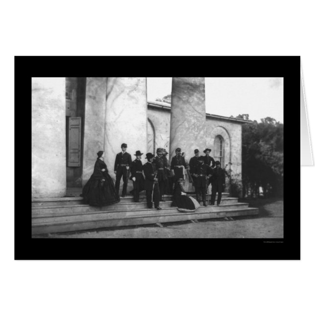 Participants aux funérailles de Robert E. Lee 1870 (Devant horizontal)