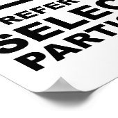 Participation sélective Poster drôle (Coin)