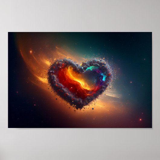 Particle Love Poster (Voorkant)