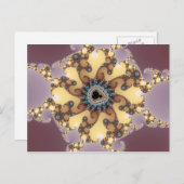 Particule atomique - Carte postale fractale (Devant / Derrière)