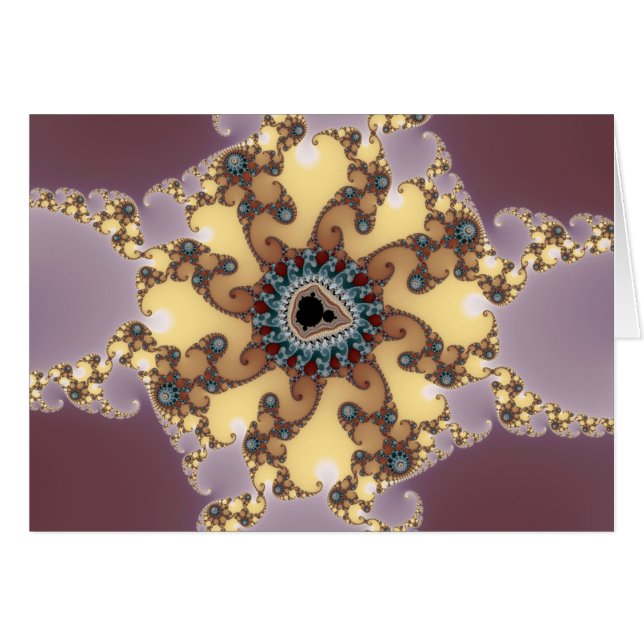 Particules atomiques - Carte Fractale (Devant horizontal)