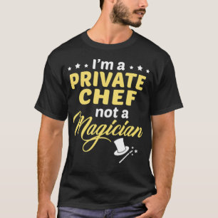 Particuliere Chef bake gebakken drink chef-kok T-shirt