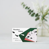 Particuliere detective grappig aanpasbaar visitekaartje (Staand voorkant)