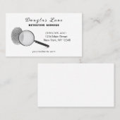 Particuliere detective visitekaartje (Voorkant / Achterkant)