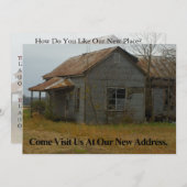 Particuliere grappige wijziging van adreskaart: ko aankondiging (Voorkant / Achterkant)