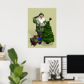 Particuliere kerstman poster (Thuiskantoor)