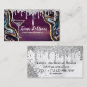 Particuliere partij Bartender Visitekaartje (Voorkant / Achterkant)