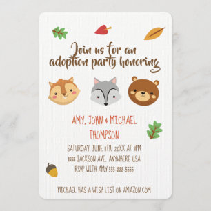 Partie Announcment - invitations d'adoption