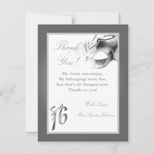 partie argentée du bonbon 16 PLATS au carte de (Devant)