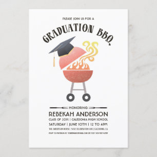 Partie de BBQ des invitations   de fête de remise