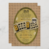 Partie de bière ou invitation de coup de bière (Devant / Derrière)