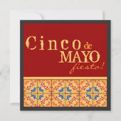 Partie de Cinco De Mayo ! Invitation heureuse de (Devant)