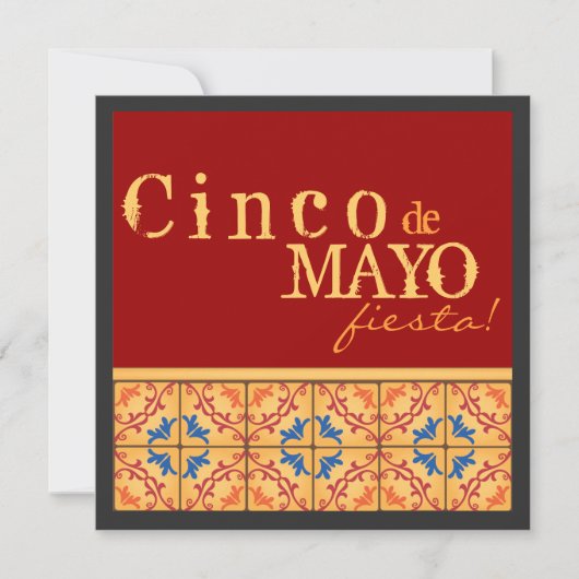 Partie de Cinco De Mayo ! Invitation heureuse de (Devant)