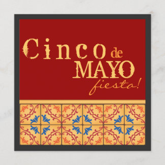 Partie de Cinco De Mayo ! Invitation heureuse de