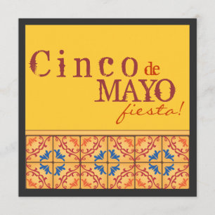Partie de Cinco De Mayo ! Invitation heureuse de