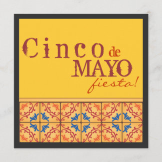 Partie de Cinco De Mayo ! Invitation heureuse de