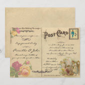 Partie de fiançailles, cru, vieux style de carte (Devant / Derrière)