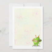 partie de let´s ! carte drôle d'invitation (Dos)