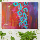 "Partie de pluie serviette d'I" (Plié)