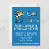 Partie de retraite de pêche - Invitation de pêche  (Devant)
