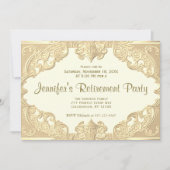 Partie de retraite | Modern Elegance Invitation (Devant)