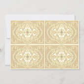 Partie de retraite | Modern Elegance Invitation (Dos)