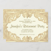 Partie de retraite | Modern Elegance Invitation (Devant / Derrière)