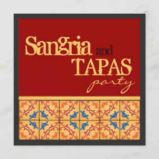 Partie de sangria et de Tapas ! Invitation