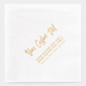 Partie de texte personnalisée moderne (Recto)