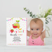 Partie de Two-tti Frutti de carte de remerciements (Debout devant)