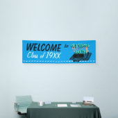 Partie de vieille école et bannière (Salon professionnel)