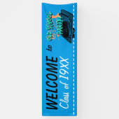 Partie de vieille école et bannière (Vertical)