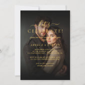 Partie d'engagement Photo personnalisée Invitation (Devant)