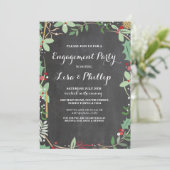 Partie d'engagement Rustic Shower Invitation de la (Debout devant)