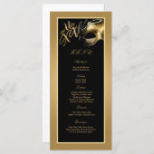 Partie d'or de pourpre de 25 cartes mis XV de menu (Devant / Derrière)